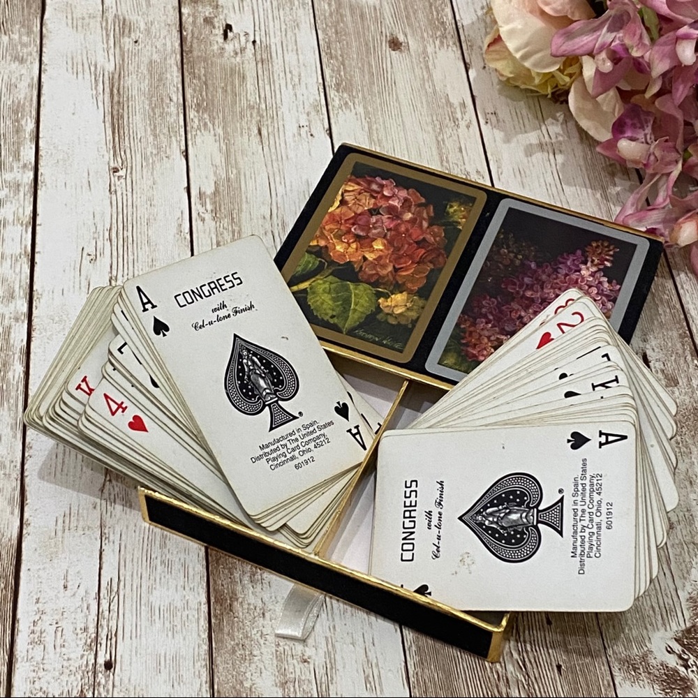Vintage Congress Kathryn White Playing Cards
